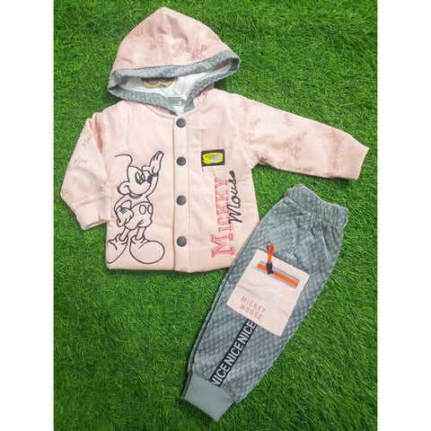 Winter - Hoodie & Trouser -  Peach