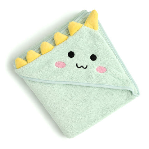 Hooded Towel - Cartoon - Green