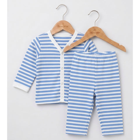 Summer Night Suit - Design 26 - Light Blue Lining