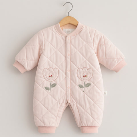 Winter - Premium Baby Romper - Pink