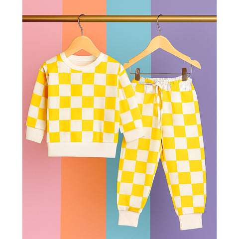 Warm Fleece Track Suit - Yellow
