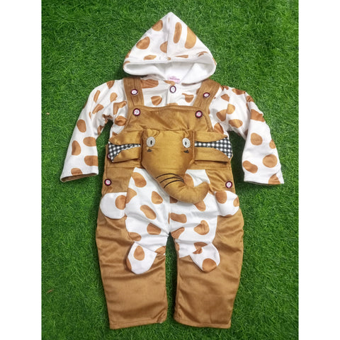 Winter - Baby Romper - Elephant Brown - SBP94