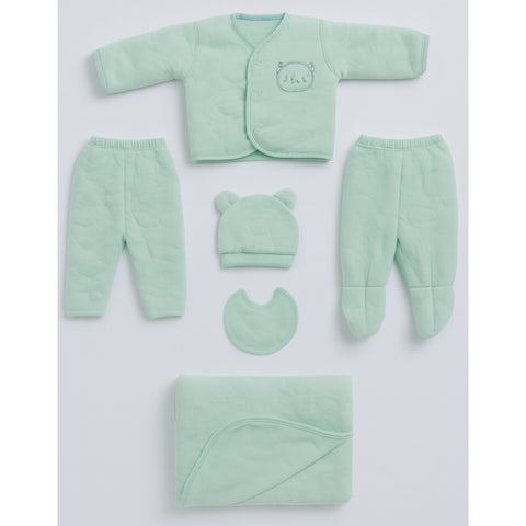 6 Pieces Baby Gift Set - Bear - Pink