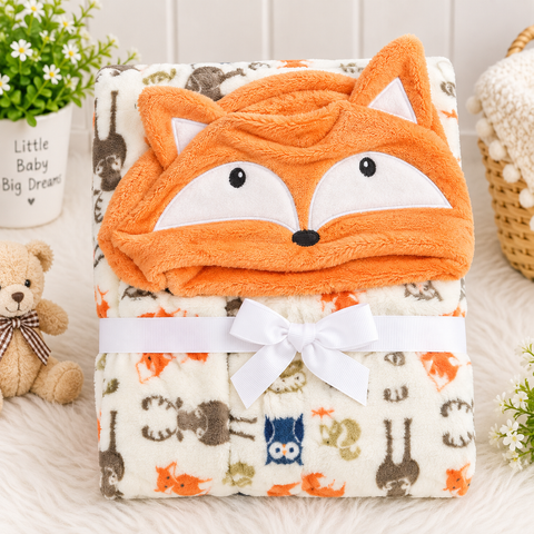 Hoodie Blanket - Orange