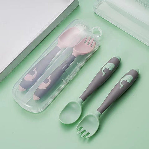 Baby Silicone Spoon Set