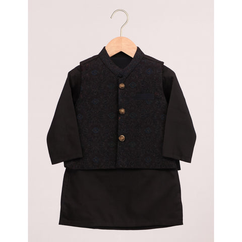 3 Pieces - Kameez Shalwar with Embroidered Waistcoat - K5