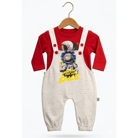 Baby Romper - Space Red - Fun City