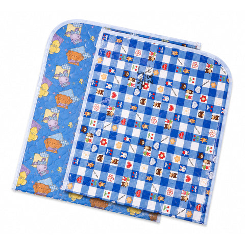 Diaper Changing Sheet - Mix Print - Dark Blue
