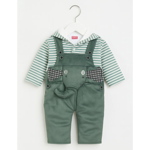 Winter - Baby Romper - Lining Green - SBP110