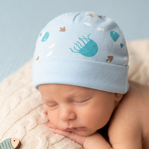 Baby Caps - Blue Fish