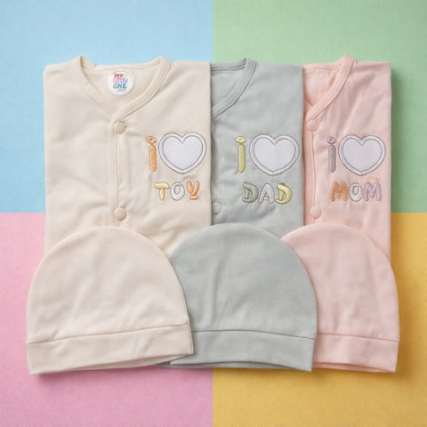 Pack of 3 Night Suits - Mom & Dad