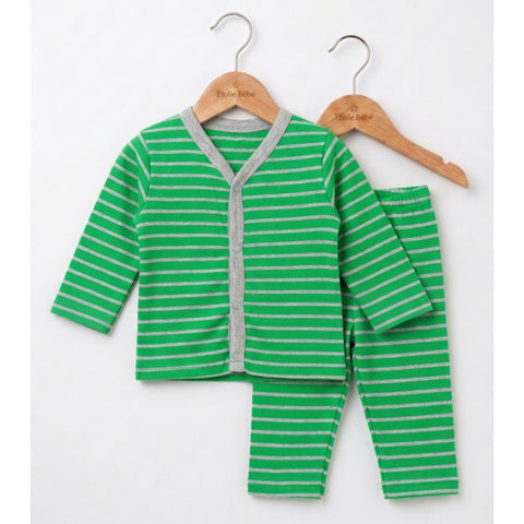 Summer Night Suit - Design 26 - Green Lining