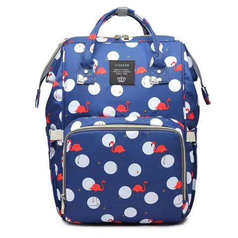 Waterproof Diaper Backpack - Circles