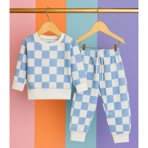 Warm Fleece Track Suit - Blue