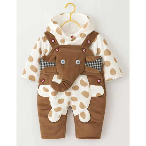 Winter - Baby Romper - Elephant Brown - SBP102