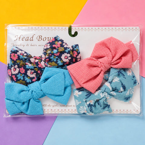 4 Pieces Headbands - Bow - Design 5