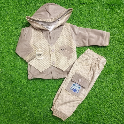 Winter - Hoodie & Trouser -  Light Brown