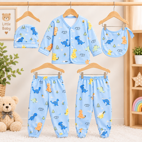 5 Pieces Baby Gift Set - Blue