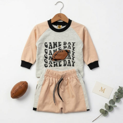 Shirt & Trouser - Game - Peach