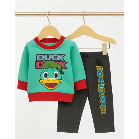 SB - Nijntje Night Suit - Light Green & Gray