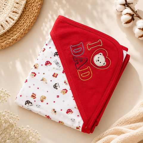 Baby Wrapping Sheet - Red