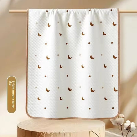 Diaper Changing Mat - Washable - Moon
