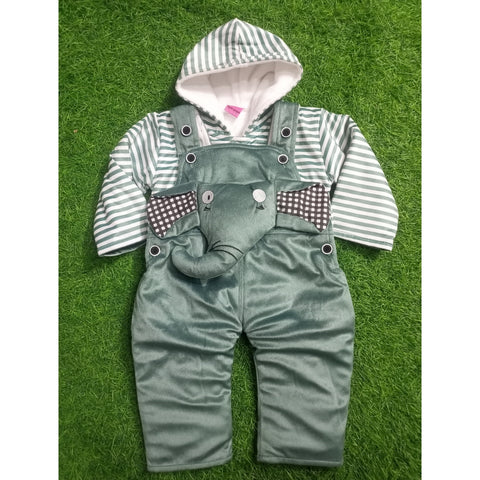 Winter - Baby Romper - Lining Green - SBP110
