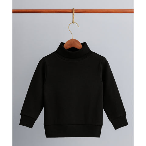 Woolen High Neck - Active Baby - Black