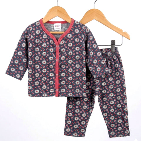 Summer Night Suit - Design 26 - Red Dots