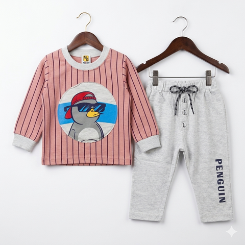 Shirt & Trouser - Pink Lining