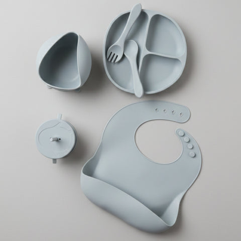 6 Pieces - Silicon Feeding Set