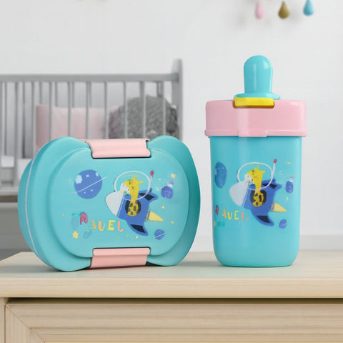 Lunch Box & Water Bottle - Sea Green