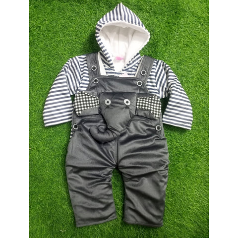 Winter - Baby Romper - Lining Gray - SBP105