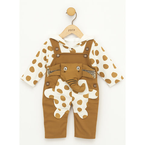 Winter - Baby Romper - Elephant Brown - SBP94