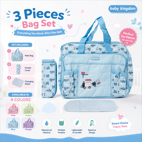 3 Pieces Bag Set - Baby Kingdom