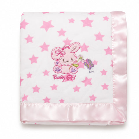 Emporio Baby Blanket - Pink Stars