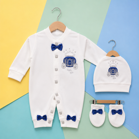 3 Pieces Baby Gift Set - Blue