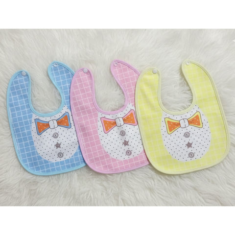 Pack of 3 Bibs - Bow