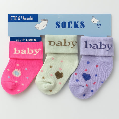 Pair of 3 Socks - Design 1