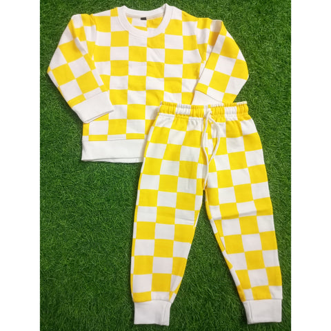 Warm Fleece Track Suit - Yellow