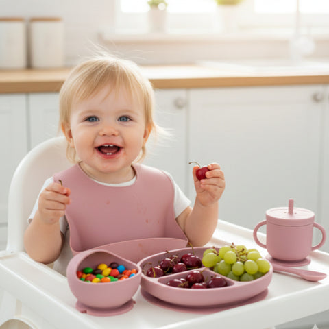 6 Pieces - Silicon Feeding Set