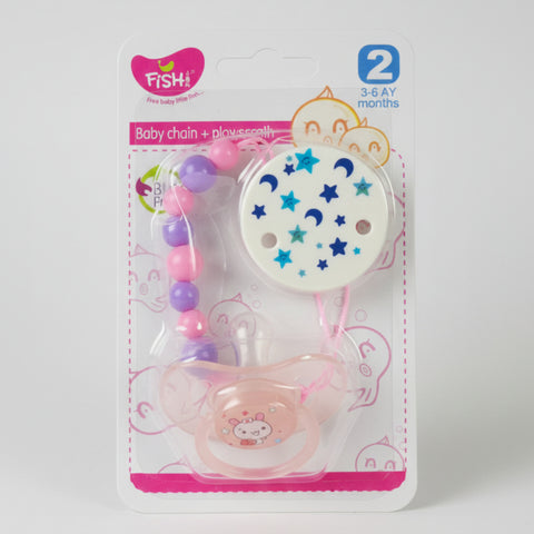 Fish - Pacifier With Chain
