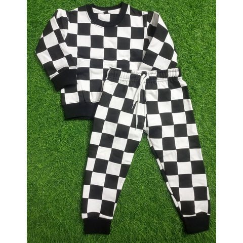 Warm Fleece Track Suit - Black