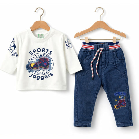 Shirt & Pent - White - Sport