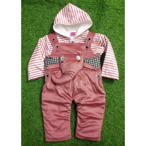 Winter - Baby Romper - Lining Pink - SBP103