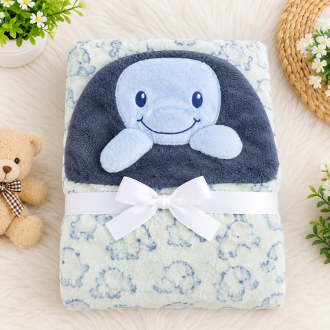 Hoodie Blanket - Blue