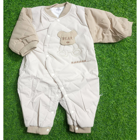 Winter - Baby Romper - Light Green Bear