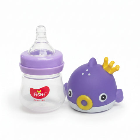 Baby Feeding Bottle - 3 Oz - Fish