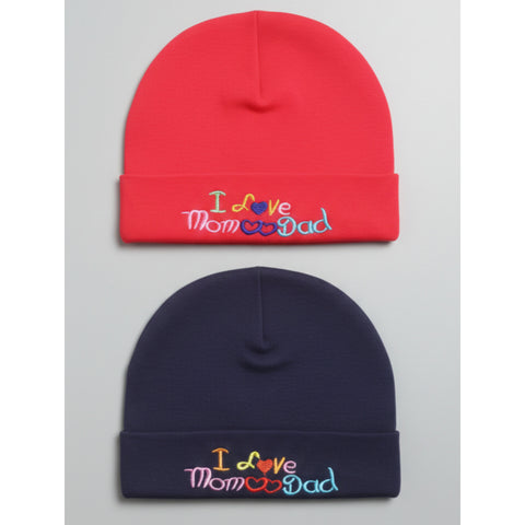 Baby Cap - Love Mom & Dad