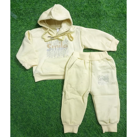 Winter - Hoodie & Trouser - Yellow Smile